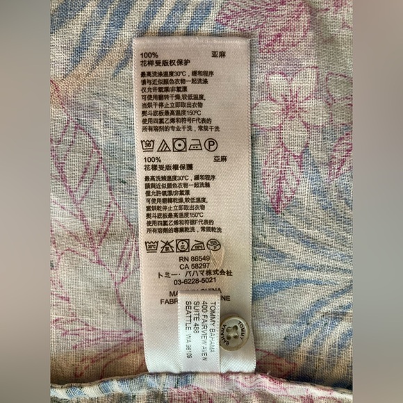 Tommy Bahama Linen Camp Shirt - Picture 6 of 8